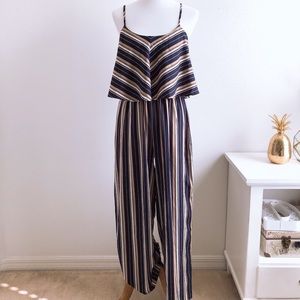 Atmosphere Stripes Jumpsuit